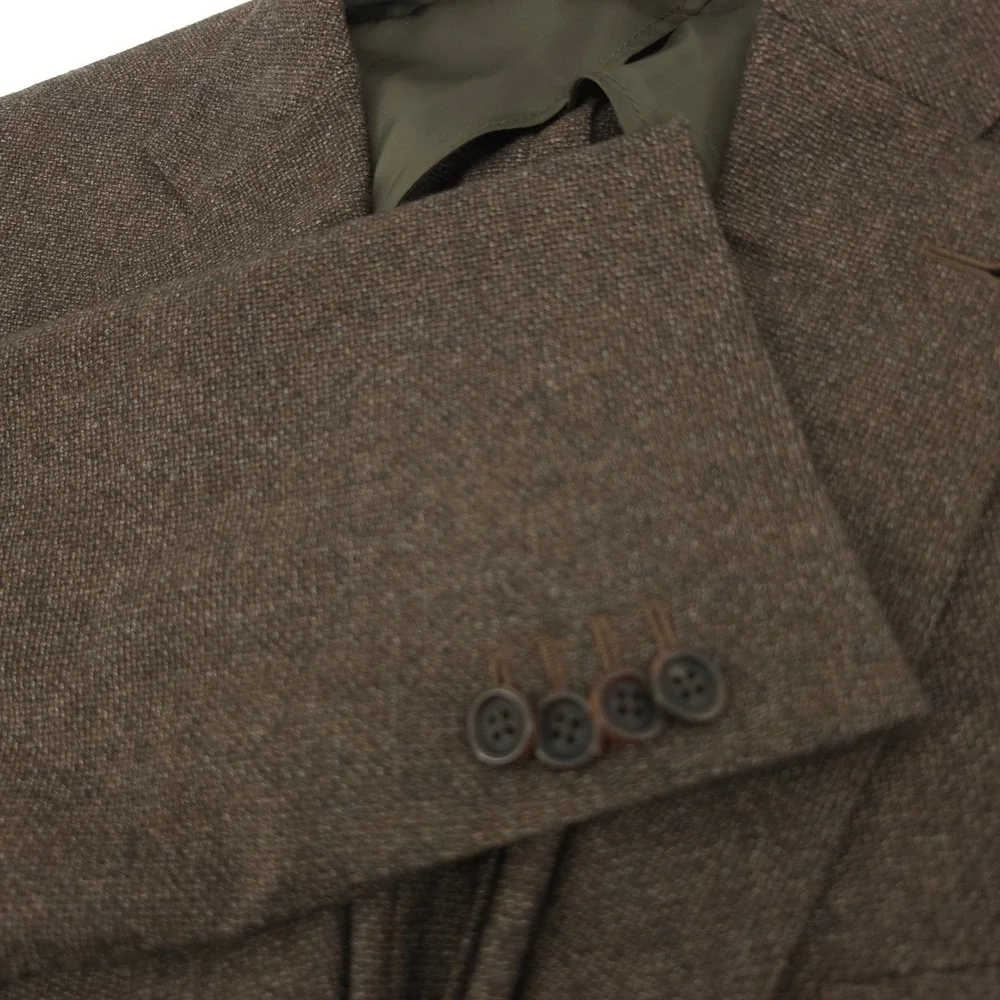 Proper Cloth Mens 2025 Bedford Jacket Marlane Wool Brown Hopsack 46 Tall Blazer
